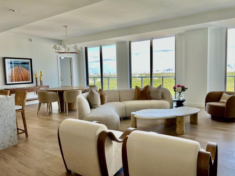 Furnished interior view inside a new home in Mr. C Residences, Miami (Image 17).