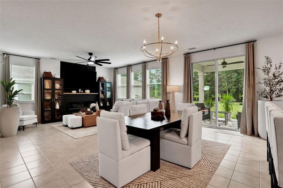 Furnished interior view inside a new home in , Palm Coast (Image 29). Furnished interior view inside a new home in , Palm Coast (Image 29).