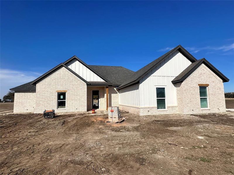 In-progress construction of a new home in , Weatherford, TX (Image 3).