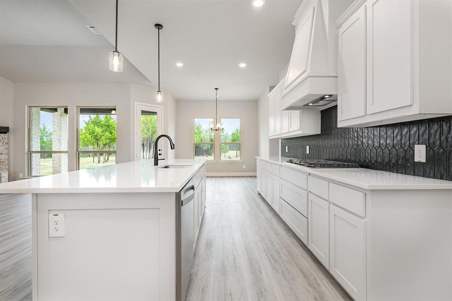 Furnished interior view inside a new home in Sagebrush Addition, Midlothian (Image 14).