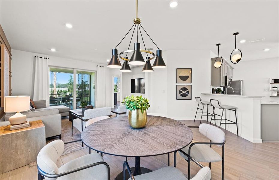 Furnished interior view inside a new home in BeachWalk by Manasota Key, Englewood (Image 9).