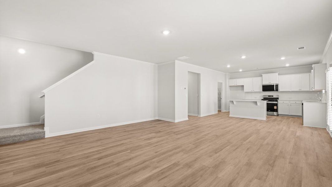 Representative unfurnished interior of a home built from the Hanover by D.R. Horton in Braselton Village, Braselton (Image 17). Representative unfurnished interior of a home built from the Hanover by D.R. Horton in Braselton Village, Braselton (Image 17).