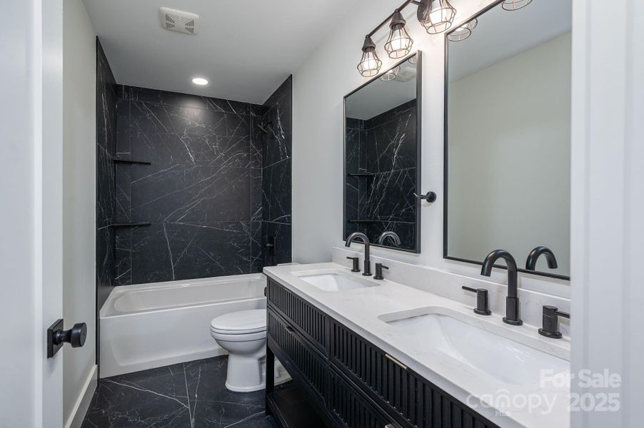 Furnished interior view inside a new home in , Hickory (Image 17).