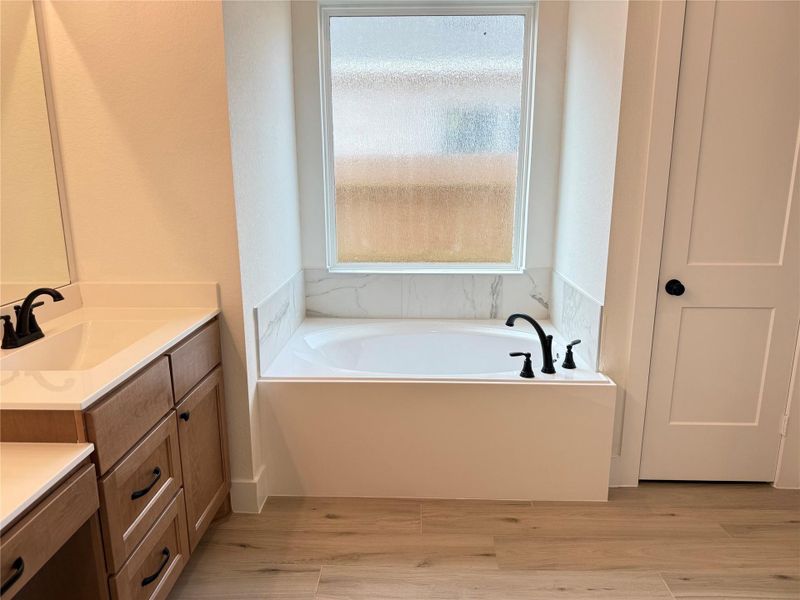 Close-up of interior finishes inside a home in Wood Leaf Reserve, Tomball (Image 10).