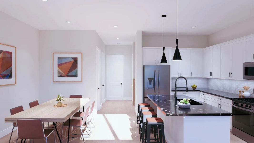 The Harlan Kitchen and Dining Room The Harlan Kitchen and Dining Room