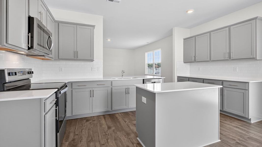 Furnished interior view inside a new home in Cambridge Park, Mebane (Image 7).