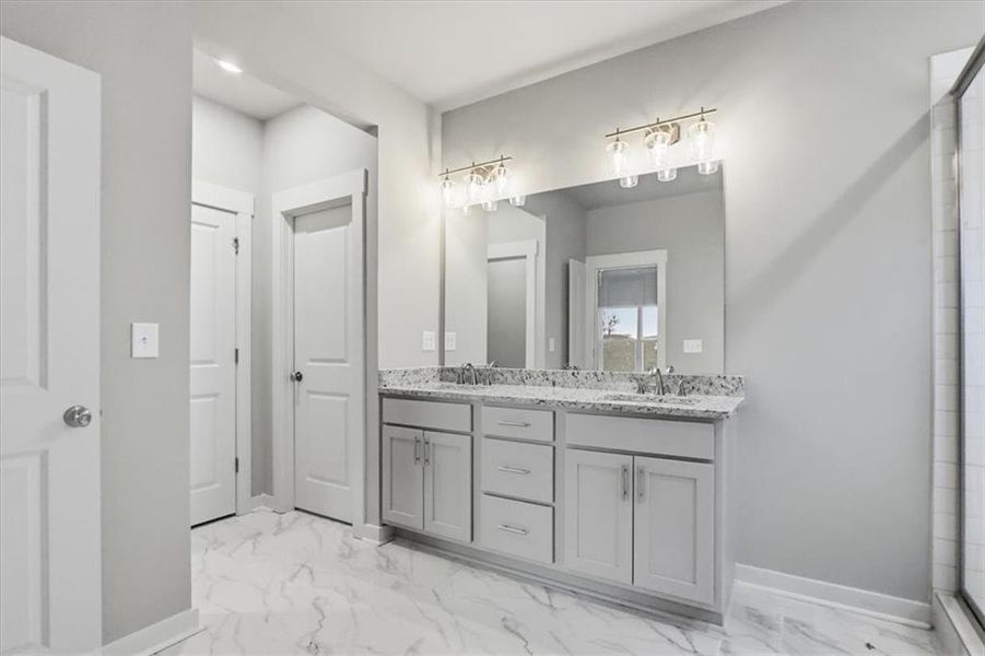 Furnished interior view inside a new home in Traditions of Braselton, Jefferson (Image 15).