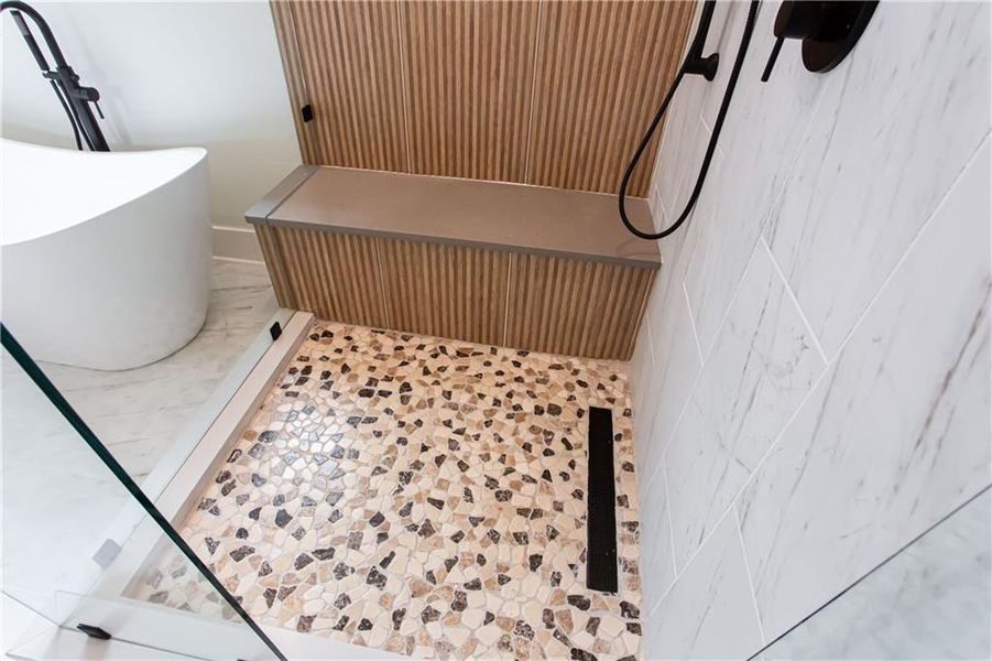 Close-up of interior finishes inside a home in , Acworth (Image 32).