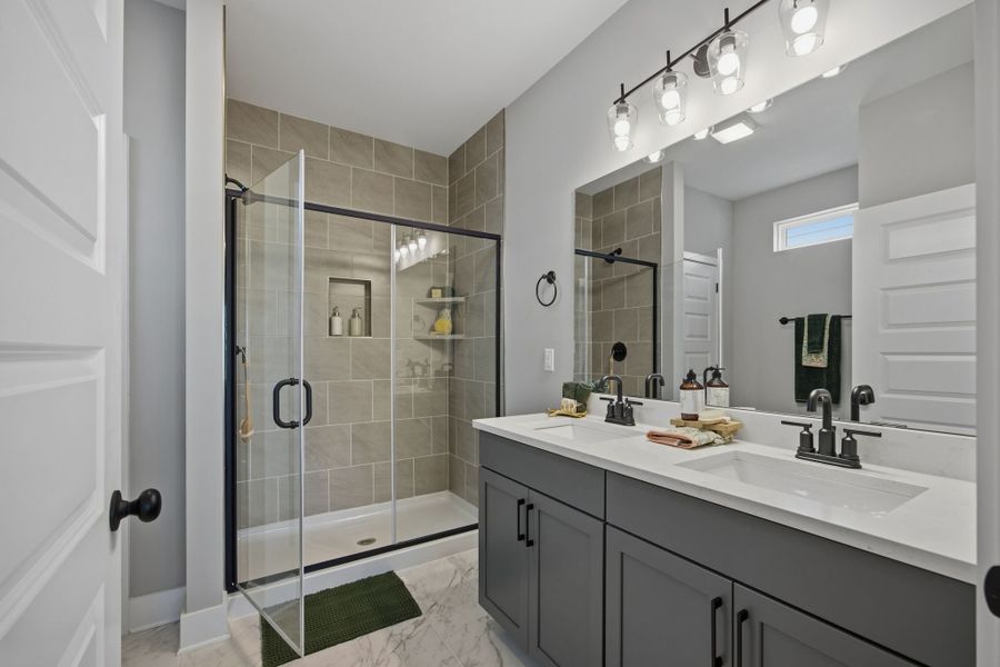 Primary Bath - Photo of Model Home