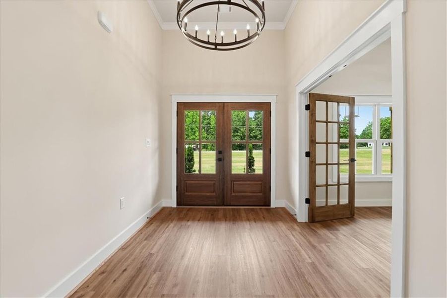 Spacious, unfurnished interior of a new home in , Monroe (Image 65).