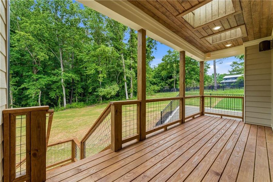 Exterior details and patio area of a home in , Canton (Image 26).