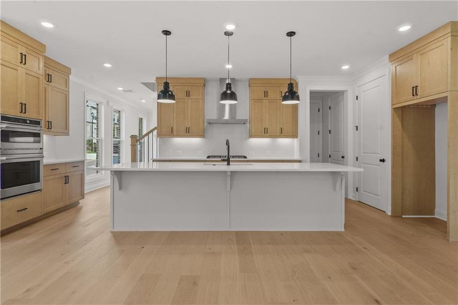 Furnished interior view inside a new home in Waterside Townhomes, Peachtree Corners (Image 9). Furnished interior view inside a new home in Waterside Townhomes, Peachtree Corners (Image 9).