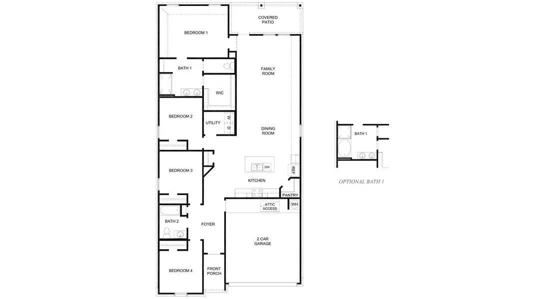 2D floor plan layout of this home in Caldwell Crossing, Iowa Colony, TX (Image 2). 2D floor plan layout of this home in Caldwell Crossing, Iowa Colony, TX (Image 2).