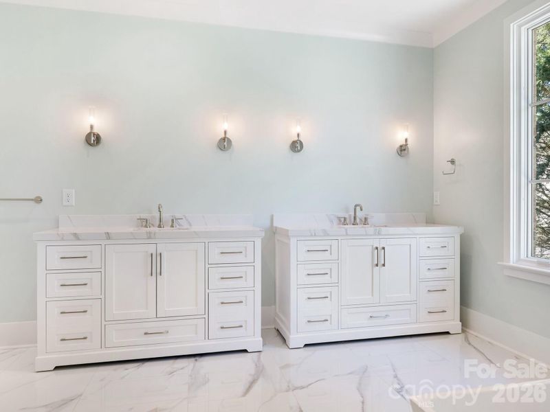 Furnished interior view inside a new home in , Charlotte (Image 16).