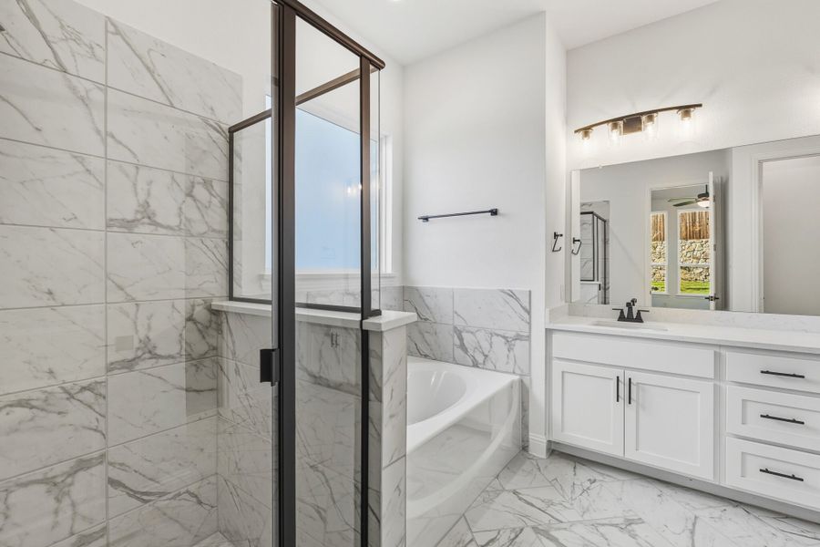 Furnished interior view inside a new home in Wildflower Ranch, Fort Worth (Image 9).