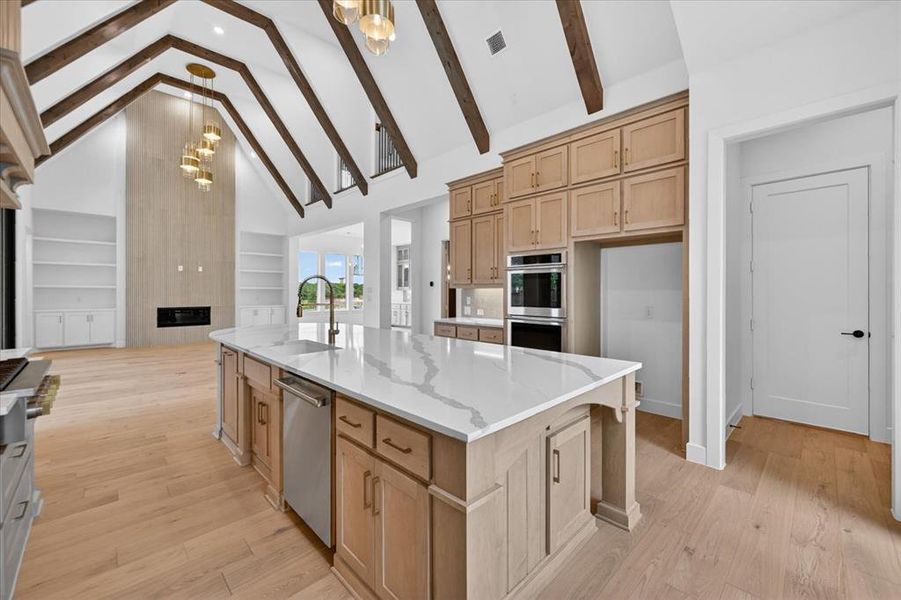 Furnished interior view inside a new home in Mustang Lakes, Celina (Image 11).