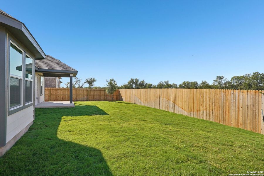 Exterior details and patio area of a home in Carmel Ranch, Schertz (Image 23). Exterior details and patio area of a home in Carmel Ranch, Schertz (Image 23).