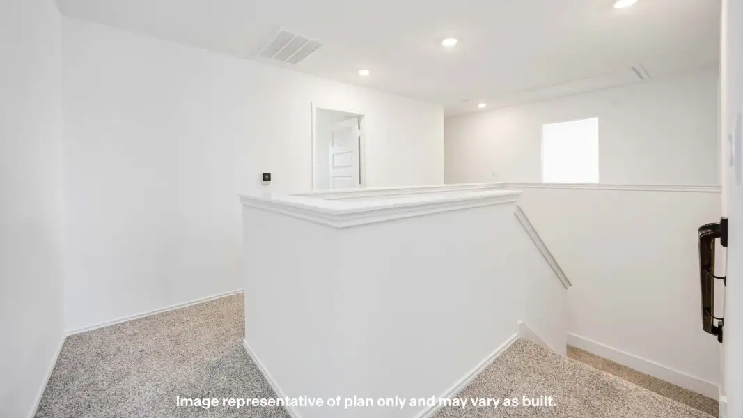 Representative unfurnished interior of a home built from the The Fallow by D.R. Horton in Pari Estates, Lubbock (Image 22). Representative unfurnished interior of a home built from the The Fallow by D.R. Horton in Pari Estates, Lubbock (Image 22).