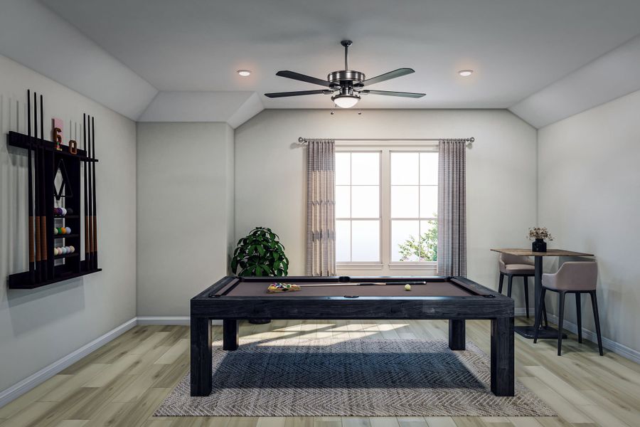Representative furnished interior of a home built from the Verdin by Tri Pointe Homes in Oakhill Reserve, Tomball (Image 14).
