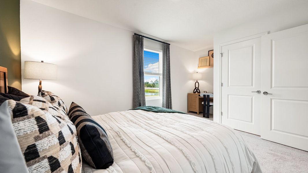 Representative furnished interior of a home built from the Hazel by Taylor Morrison in The Towns at Firethorn, Parrish (Image 13).