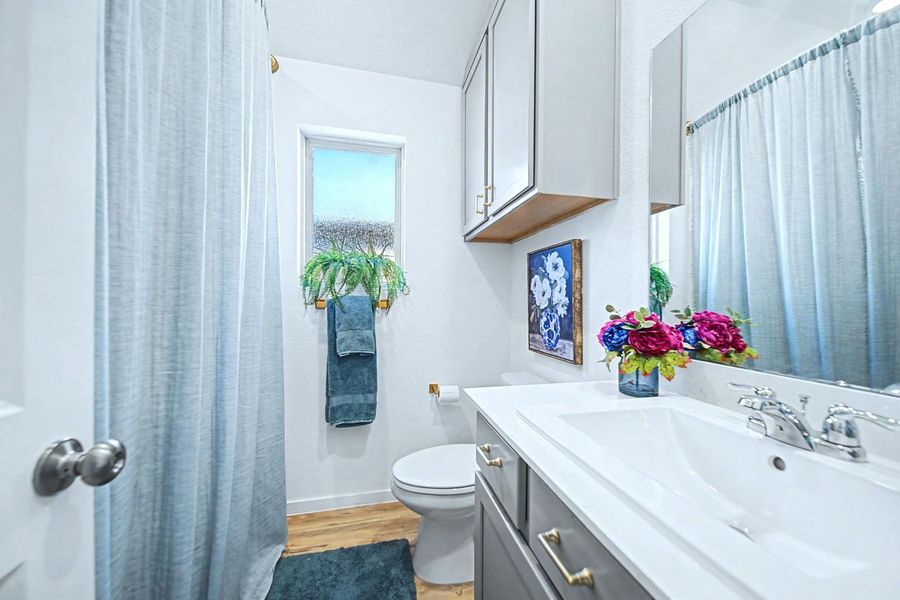 Furnished interior view inside a new home in Pinewood at Grand Texas, New Caney (Image 15).