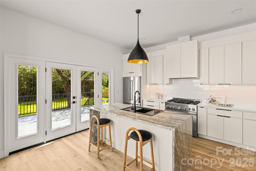 Furnished interior view inside a new home in , Charlotte (Image 17).