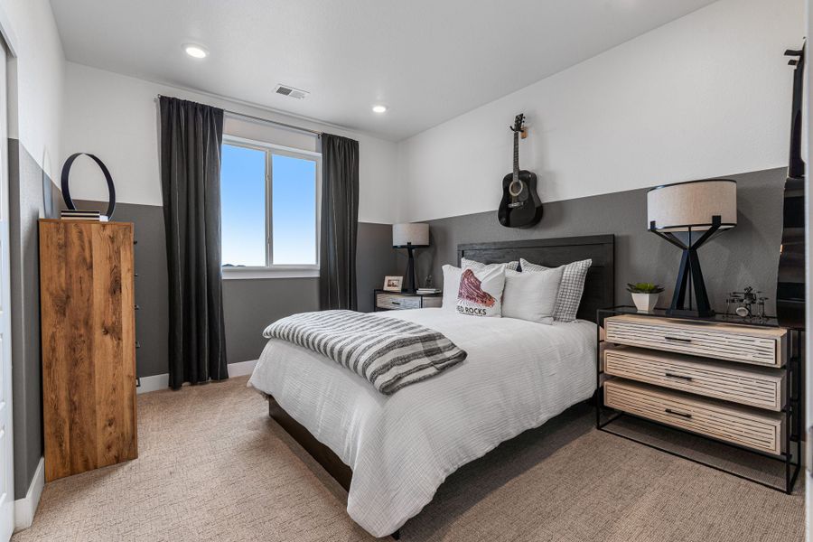 Furnished interior view inside a new home in Trailstone, Arvada (Image 36).
