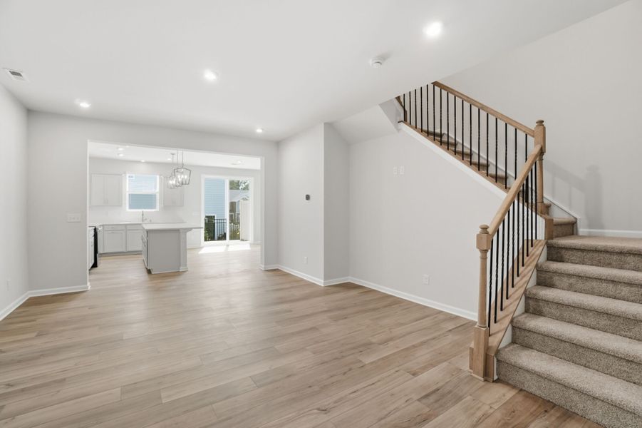 Spacious, unfurnished interior of a new home in Arbor Chase, Clover (Image 12). Spacious, unfurnished interior of a new home in Arbor Chase, Clover (Image 12).
