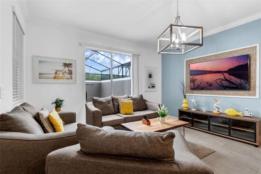 Furnished interior view inside a new home in , Kissimmee (Image 29).