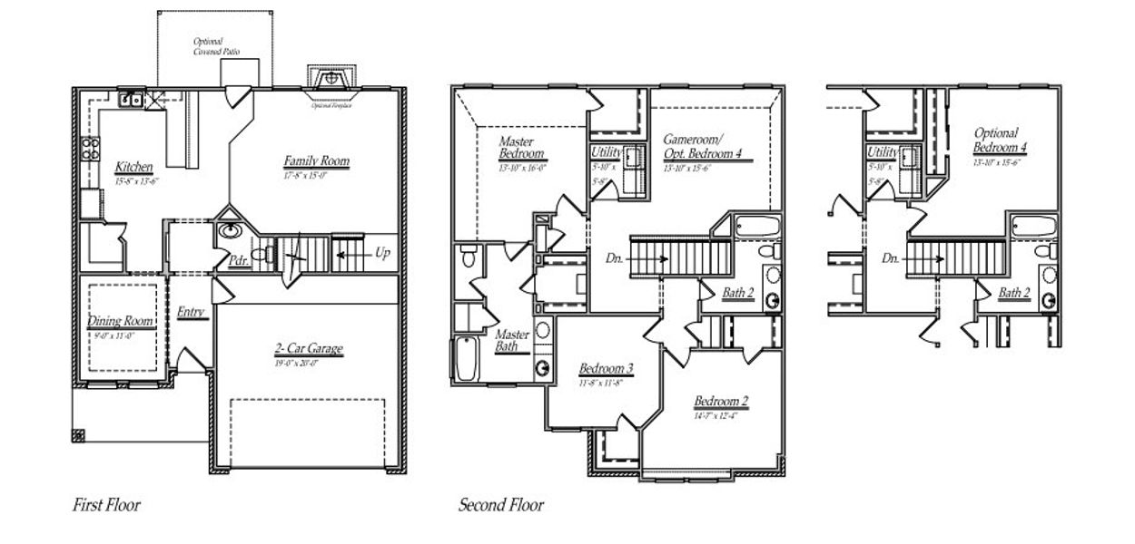 2D floor plan layout for the 262 by Long Lake Ltd. in Sunterra Lakes, Brookshire, TX (Image 3). 2D floor plan layout for the 262 by Long Lake Ltd. in Sunterra Lakes, Brookshire, TX (Image 3).