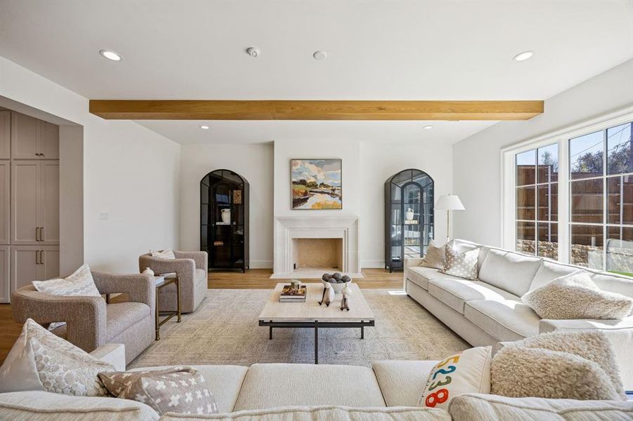 Furnished interior view inside a new home in , Dallas (Image 27).