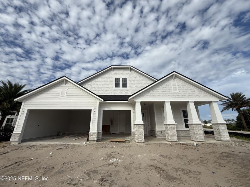 In-progress construction of a new home in Madeira, St. Augustine, FL (Image 23).