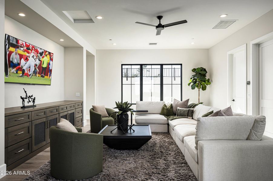 Den/Living Rm in Guest Wing