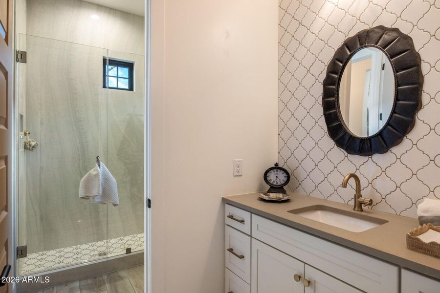 Jack and Jill bathroom