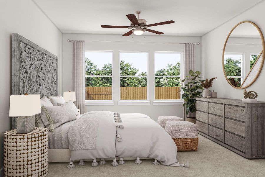 Furnished interior view inside a new home in Park Central, Georgetown (Image 10).