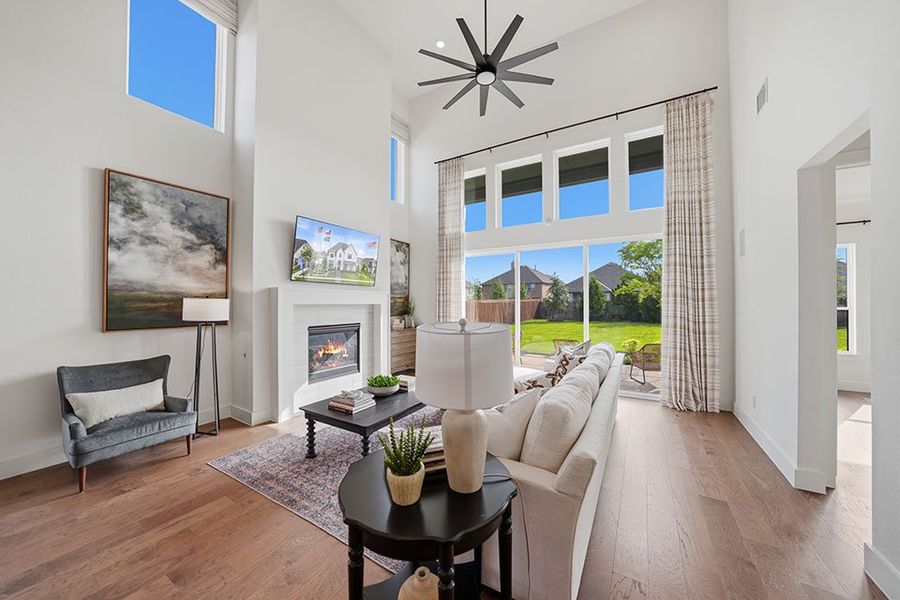 Furnished interior view inside a new home in Devonshire, Forney (Image 12).