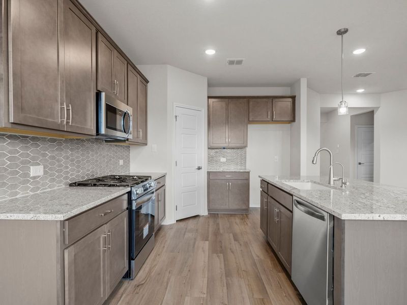 Furnished interior view inside a new home in Meadow Ridge Estates, Josephine (Image 8).