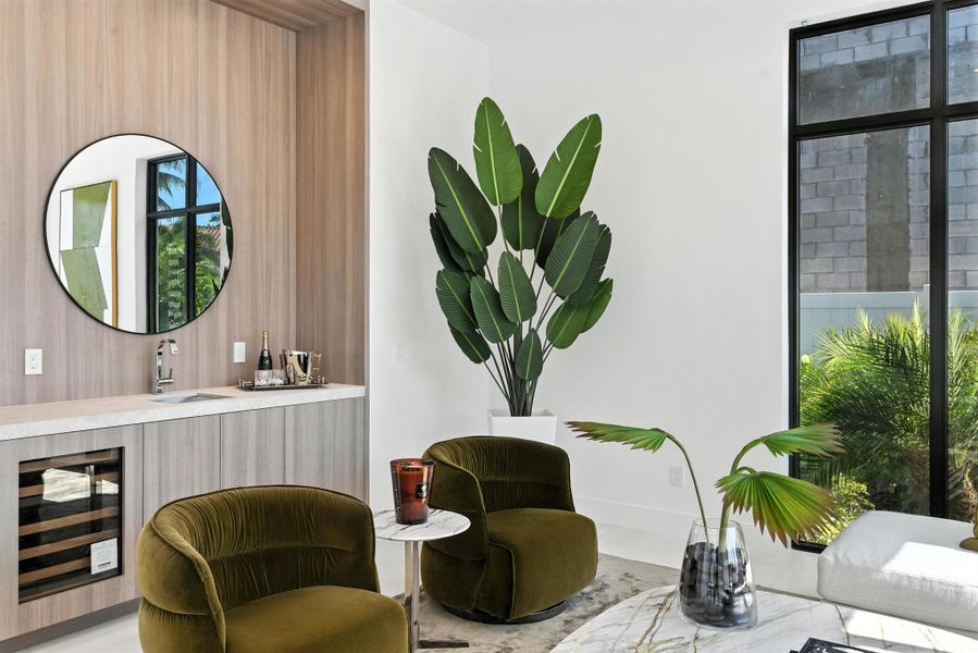 Furnished interior view inside a new home in , Boca Raton (Image 8).