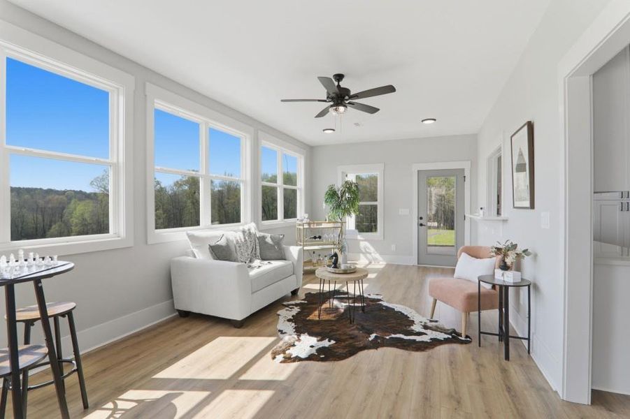 Furnished interior view inside a new home in , Senoia (Image 51).