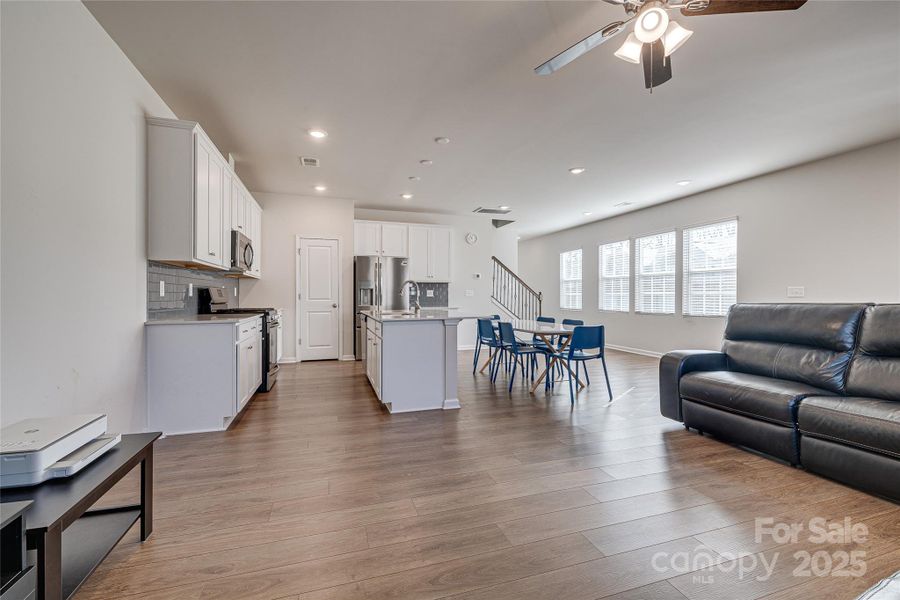 Furnished interior view inside a new home in , Charlotte (Image 4). Furnished interior view inside a new home in , Charlotte (Image 4).