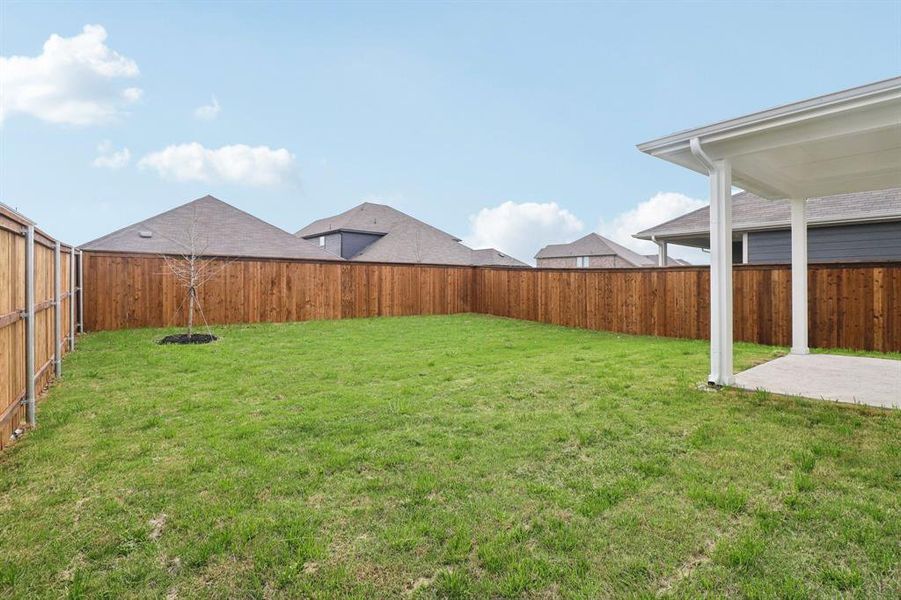 Exterior details and patio area of a home in Lakehaven - Spring Series, Farmersville (Image 3).