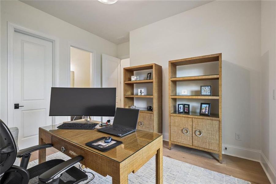 Furnished interior view inside a new home in Waterside Single Family, Peachtree Corners (Image 46).