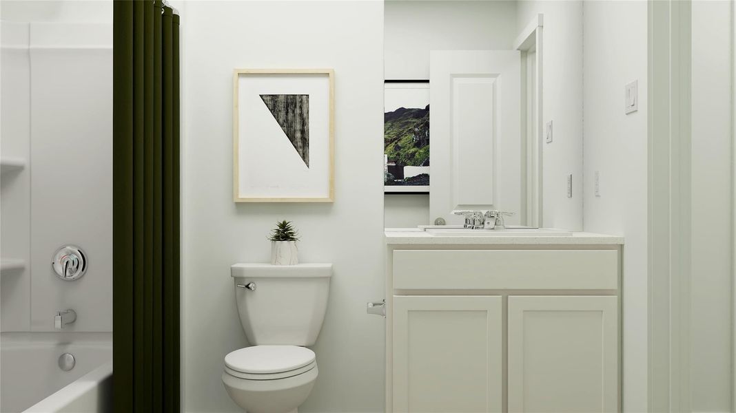 Furnished interior view inside a new home in Summerside, Lockhart (Image 26).