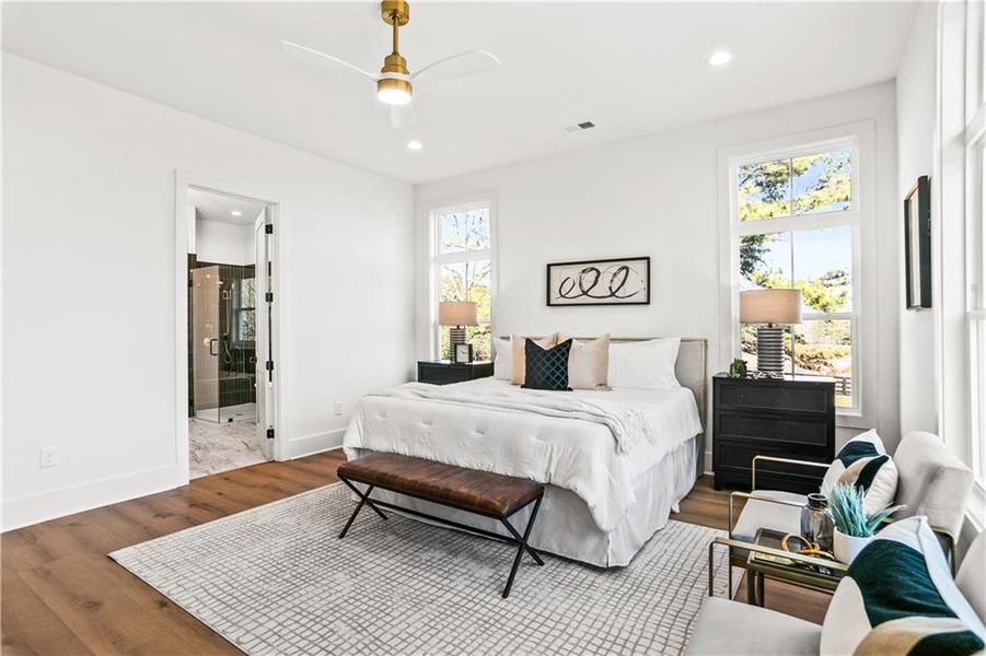 Furnished interior view inside a new home in , Canton (Image 53).