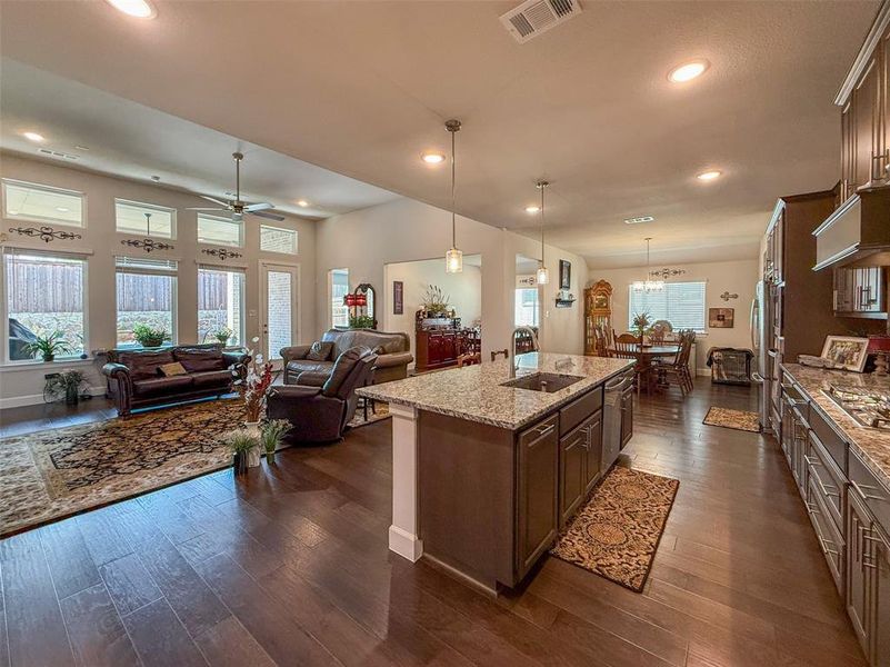 Furnished interior view inside a new home in , Denton (Image 17). Furnished interior view inside a new home in , Denton (Image 17).