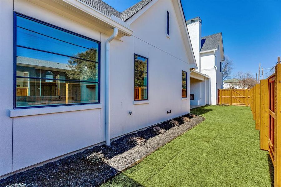 Exterior details and patio area of a home in , Fort Worth (Image 24).