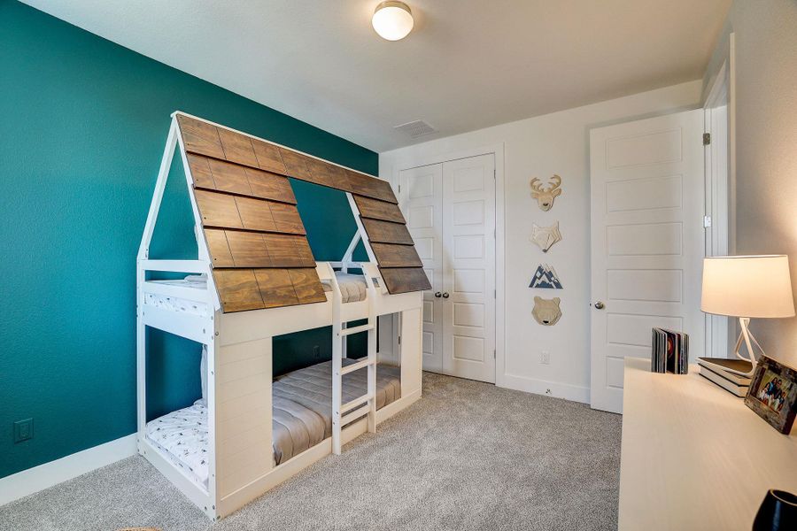 Furnished interior view inside a new home in Center 45, Round Rock (Image 29).
