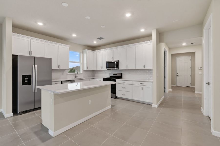 Furnished interior view inside a new home in Del Webb Tradition, Port St. Lucie (Image 6).