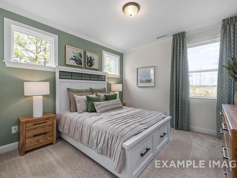 Furnished interior view inside a new home in Laneridge Estates, Raleigh (Image 8).