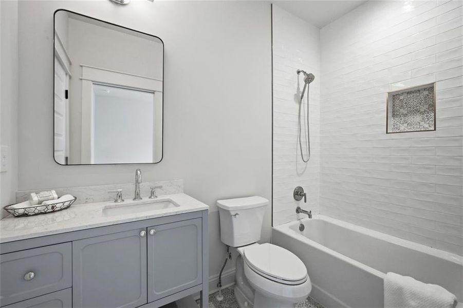 Furnished interior view inside a new home in , Marietta (Image 41).